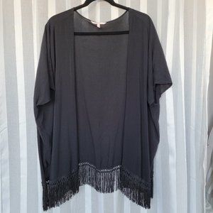 Victorias secret swim kimono fringe cover up extra small/ small
